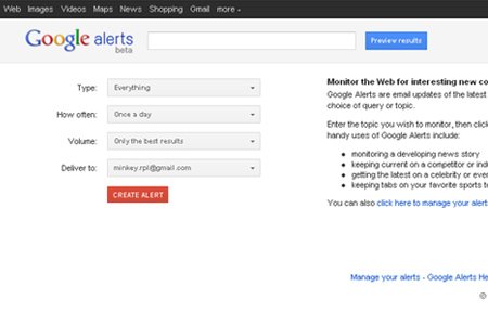Google Alerts