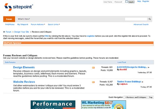 Reviews and Critiques - SitePoint