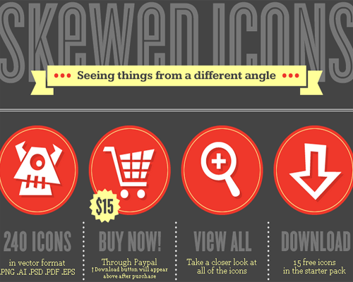 Skewed-Icons