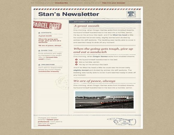 Stan's-Newsletter