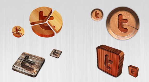 Twitter icon set 2012