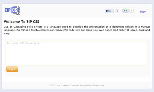 Zip CSS