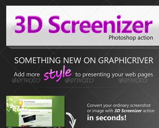 3D Photoshop Action Free Download