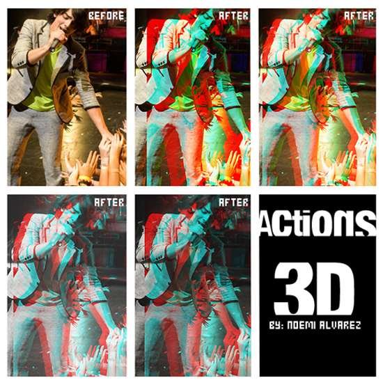3D Photoshop Action Free Download