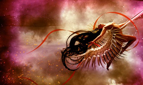 angel-Photoshop CS5 tutorial