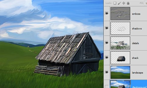 painting Photoshop CS5 tutorial