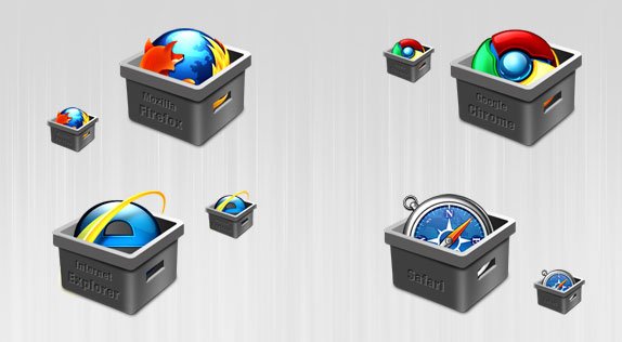 Internet Web-Browser Icon Set