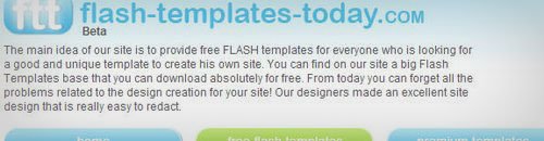 Flash templates today