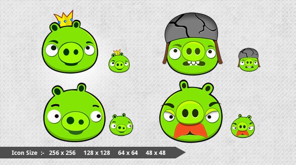 Free Angry Bird Icon Sets - 3