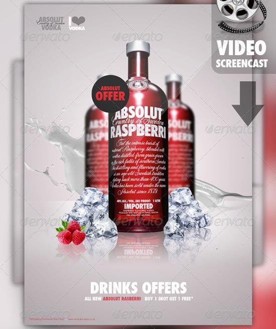 a3-drinks-ad-template