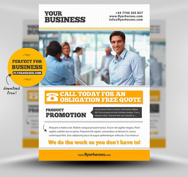 free business flyer template