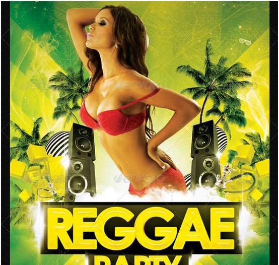 reggae-party-flyer