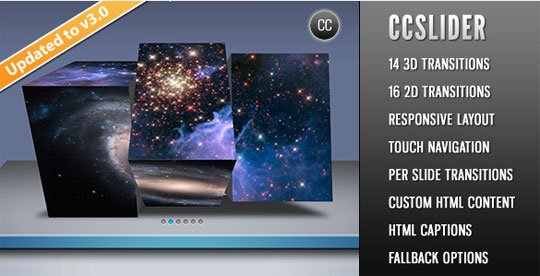 CCSlider-JQuery 3D Slideshow Plugin CCSlider-JQuery 3D Slideshow Plugin
