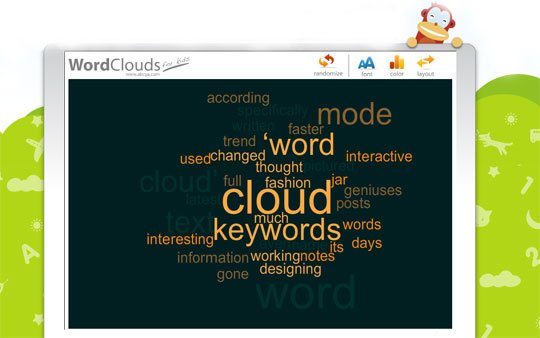 Word Cloud for Kids Word Cloud for Kids