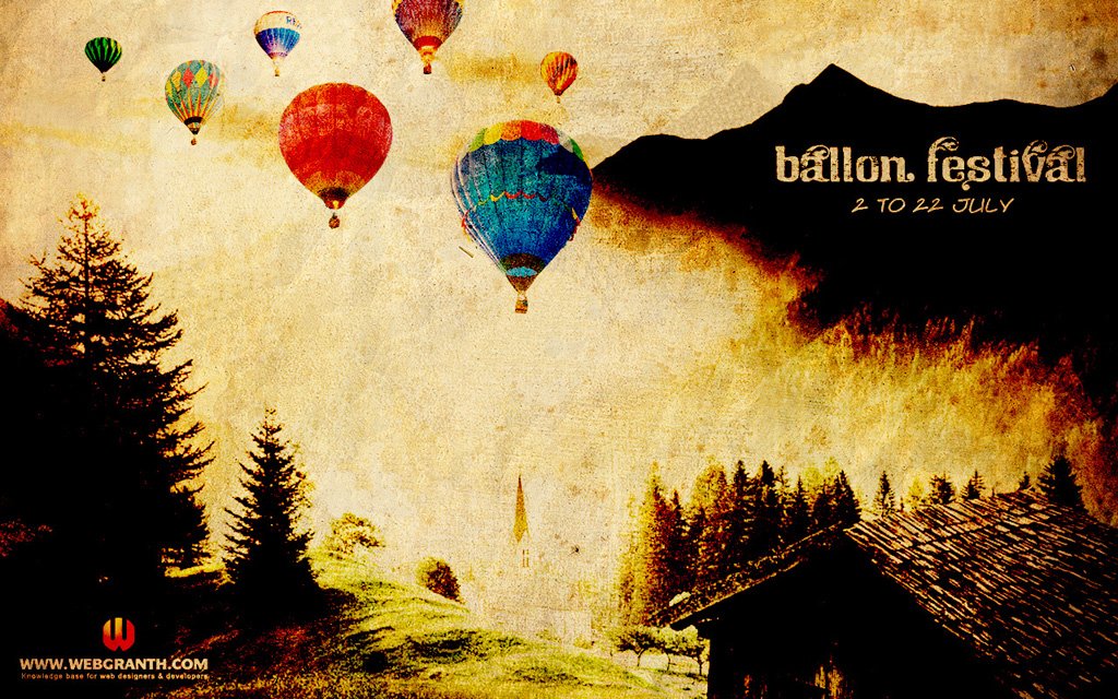 Hot Air Balloon HD Desktop Wallpaper Hot Air Balloon HD Desktop Wallpaper