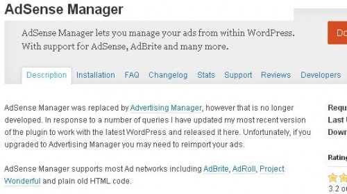 AdSense Manager AdSense Manager