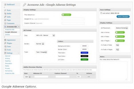 Awesome Ads – Google Adsense and Others Awesome Ads – Google Adsense and Others