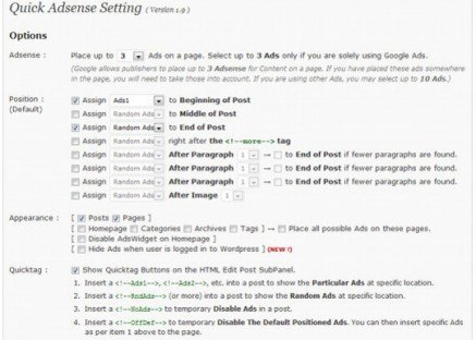 Quick Adsense Quick Adsense