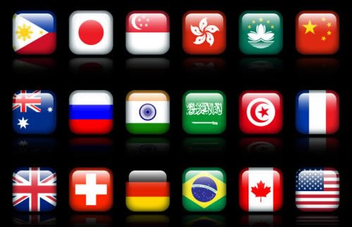 122 Country Flag Icons