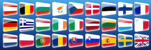27 European Union Flags 27 European Union Flags