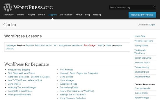 WordPress Lessons WordPress Lessons