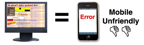 Mobile Unfriendly