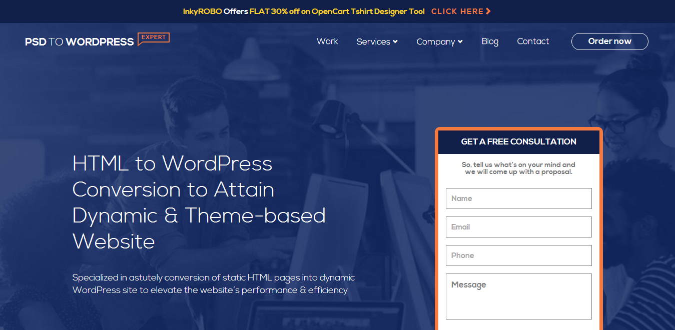 PSDtoWordPressExpert- HTML to WordPress